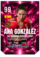 Carta Personalizada de Muay Thai Rosa – Personalidad y Actitud en el Ring