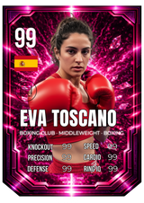 Carta Personalizada de Boxeo Rosa – Carta Única y Diferente