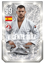 Carta personalizada BJJ cinturón blanco adulto | Regalo Jiu-Jitsu personalizado