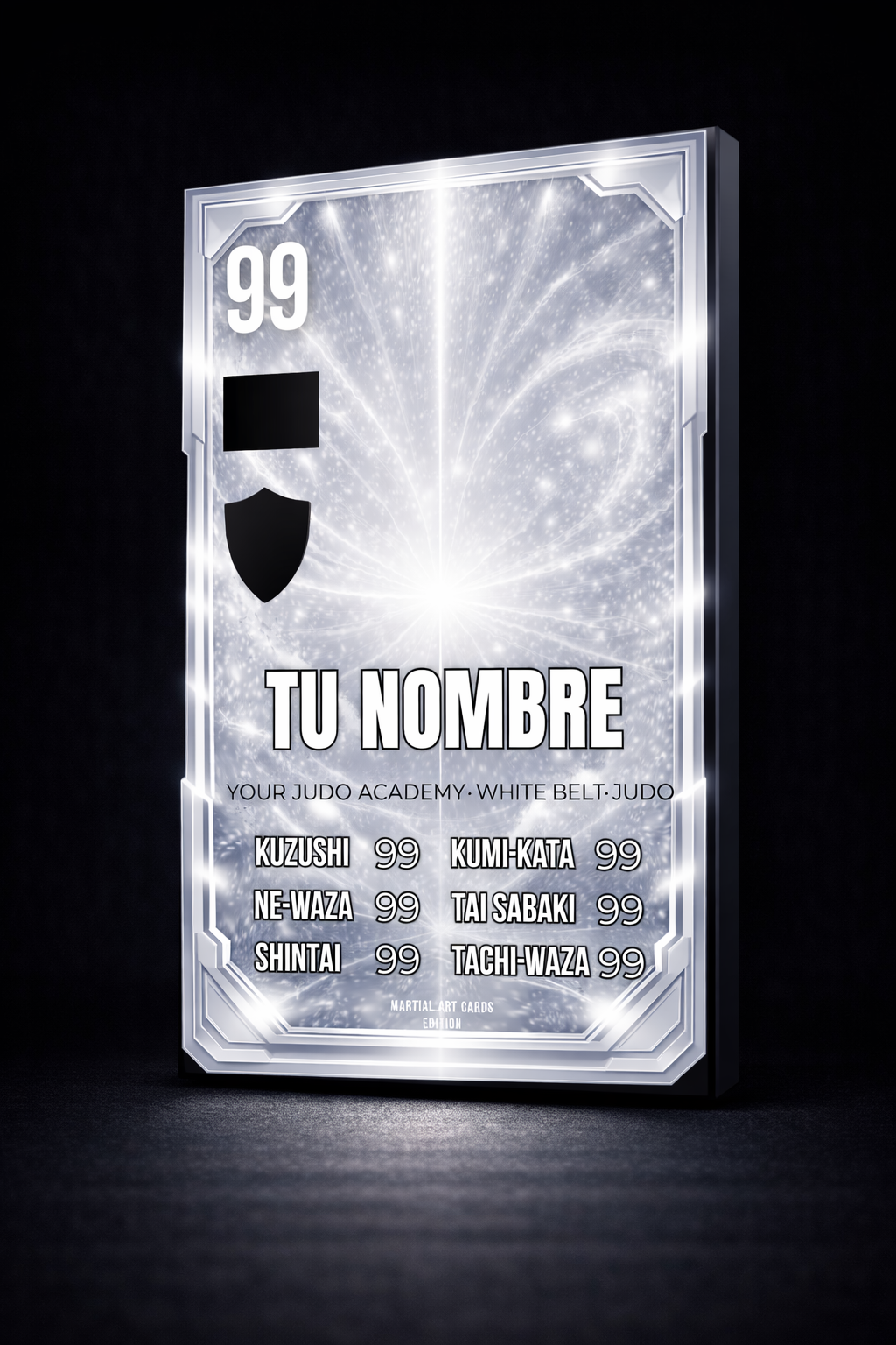 Carta Personalizada de Judo – Cinturón Blanco (Adulto) | Inicio del Camino