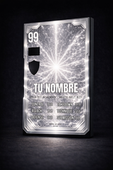 Carta personalizada BJJ cinturón blanco adulto | Regalo Jiu-Jitsu personalizado