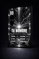 Carta personalizada BJJ cinturón negro adulto | Regalo Jiu-Jitsu personalizado