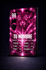 Carta Personalizada de Muay Thai Rosa – Personalidad y Actitud en el Ring