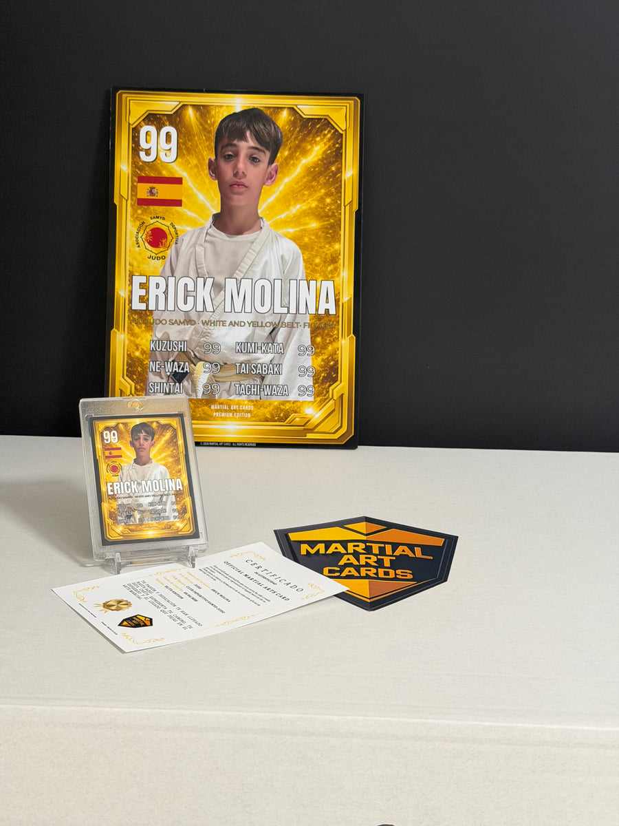 Carta Personalizada de Judo – Cinturón Naranja (Niños) | Nivel Intermedio