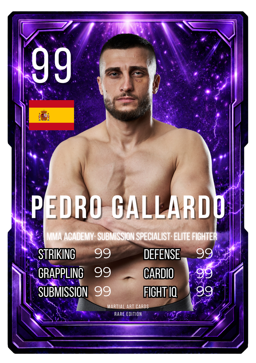 Carta Personalizada de MMA Morada – Estilo Único y Diferente